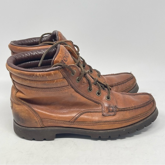 Rocky 3358 Gore-Tex Boots Mens 8 M Brown Leather Hiking Chukka Ankle Vibram main image 7